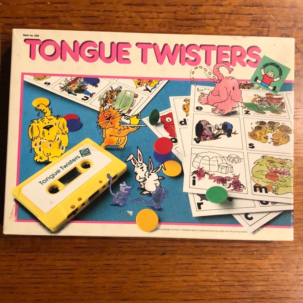 Discovery Toys Vintage Tongue Twister Bingo Game